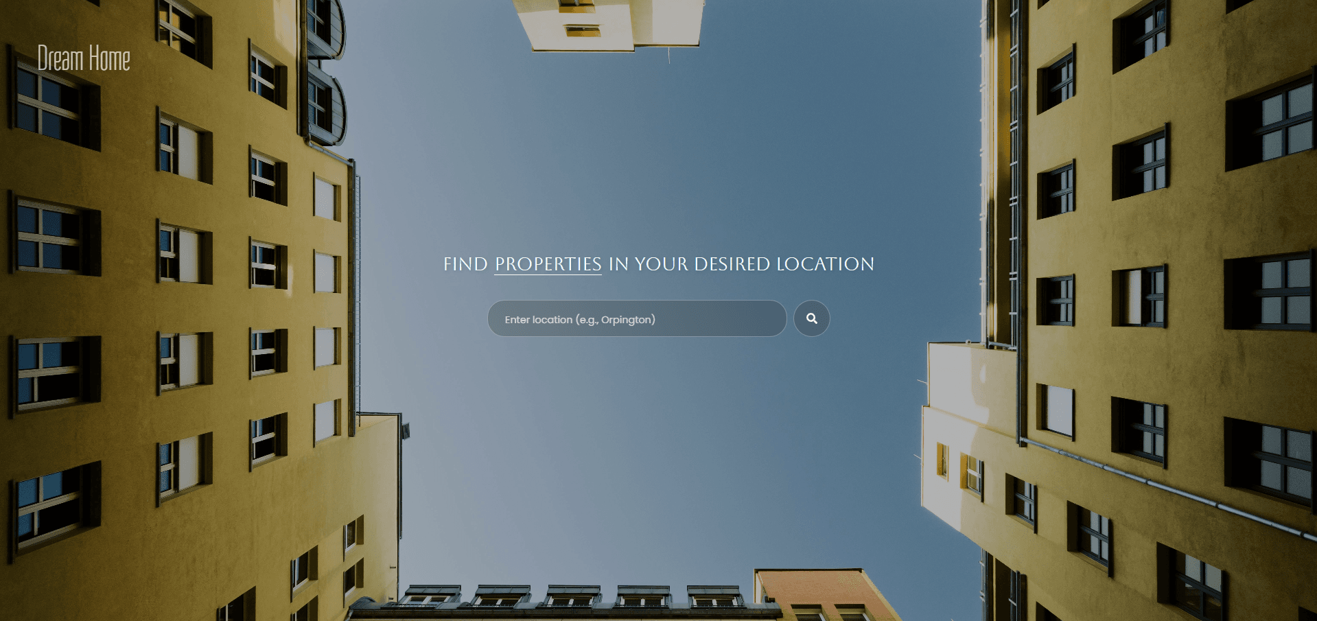 React Estate Agent App – Property Search SPA