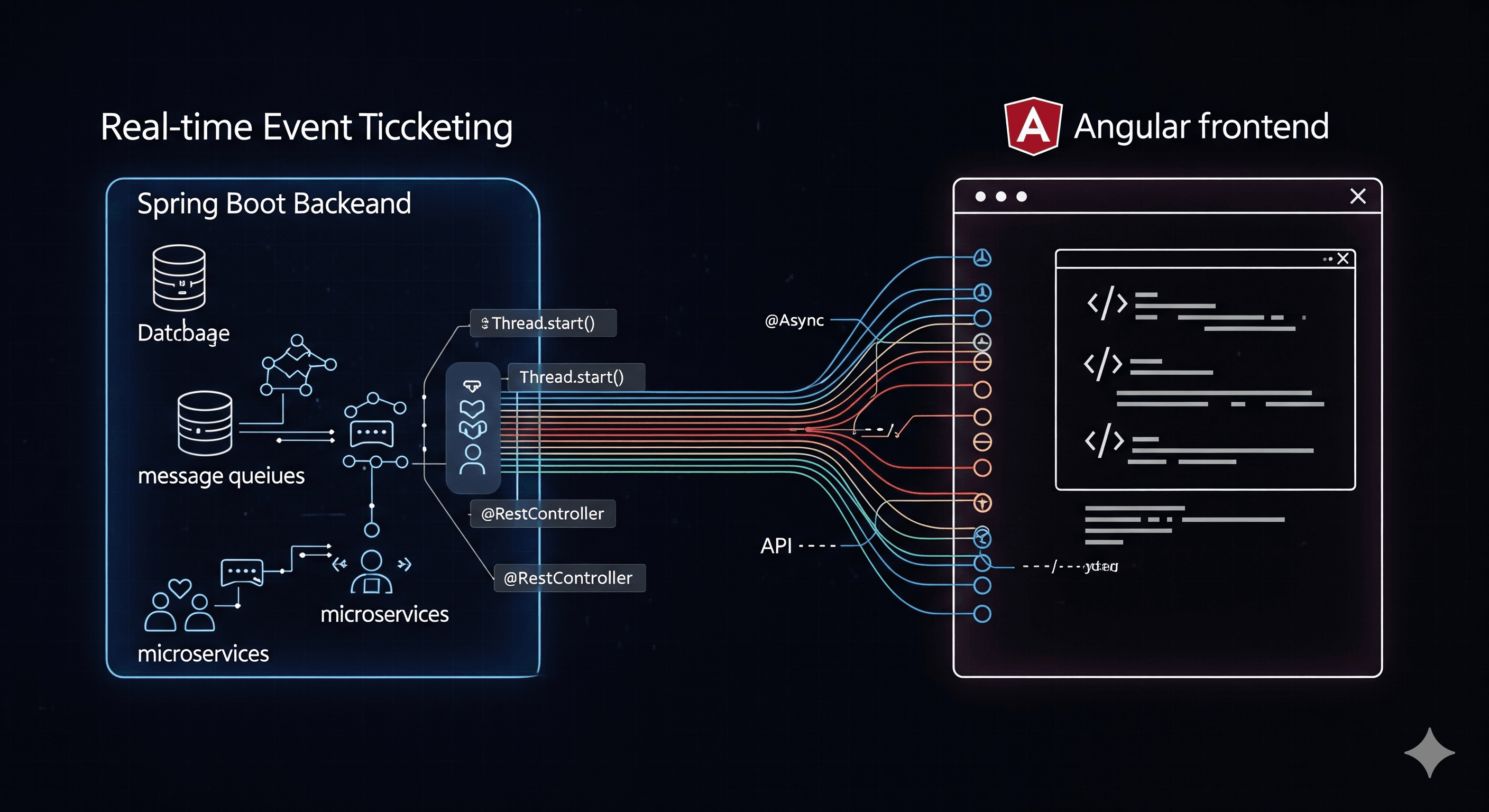 Real-Time Event Ticketing System – Multithreaded Producer/Consumer Platform